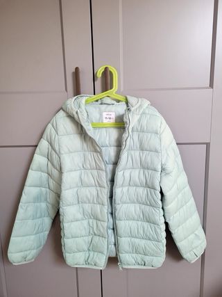 Chaqueta ligera niña verde talla 11-12