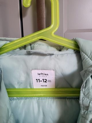 Chaqueta ligera niña verde talla 11-12