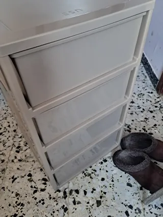 Gavetero Organizador Beige Plástico