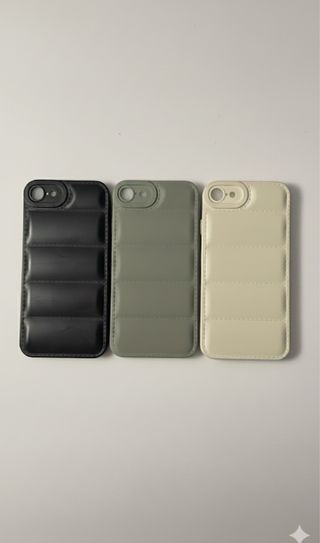 Pack 3 fundas acolchadas iPhone SE 2020