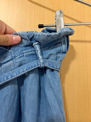 Pantalón azul Bershka