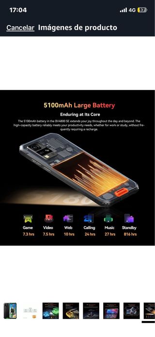 Blackview BV4800 Móvil Militar