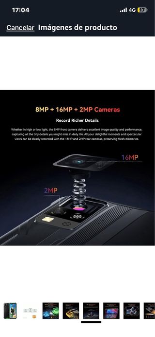 Blackview BV4800 Móvil Militar