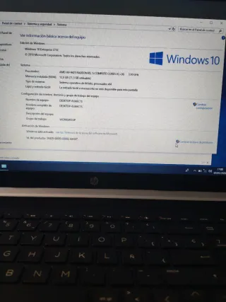 Portátil HP Laptop Model 15-db0107ns