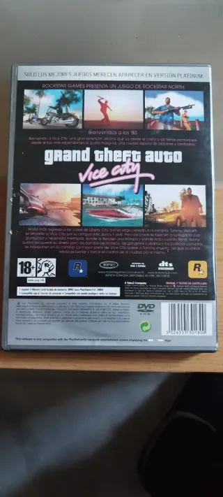 GTA Vice City PS2 Platinum