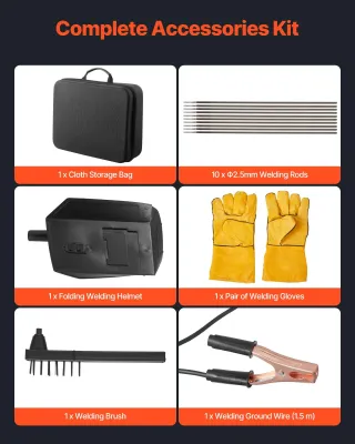 Saldatrice Arco Portatile da 20 a 120 A Inverter