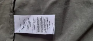 Vestido largo estilo camisa verde oliva