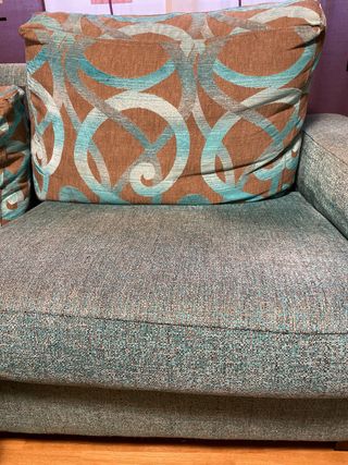Sofá 3 plazas + 1 plaza + puff