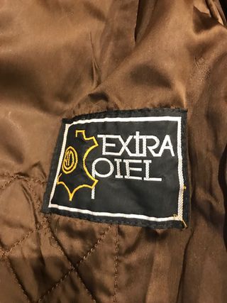 Abrigo de piel auténtica