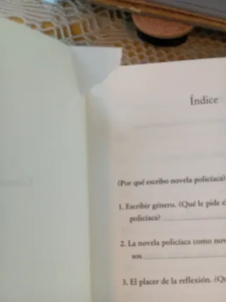 Cómo escribo novela policíaca