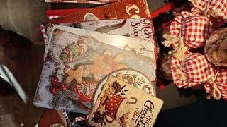 Atrezzo cocina Navidad para fotografía