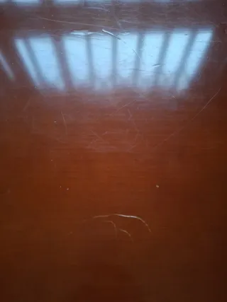 Mesa de comedor ampliable de madera