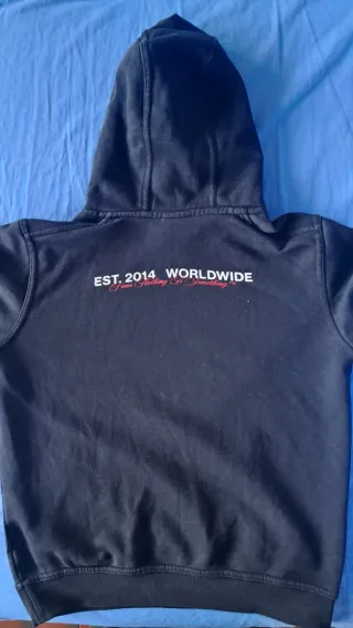 Felpa Hoodrich Nera Taglia L 12/13 anni