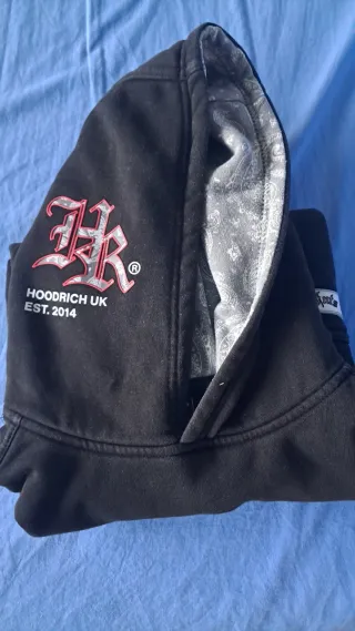 Felpa Hoodrich Nera Taglia L 12/13 anni