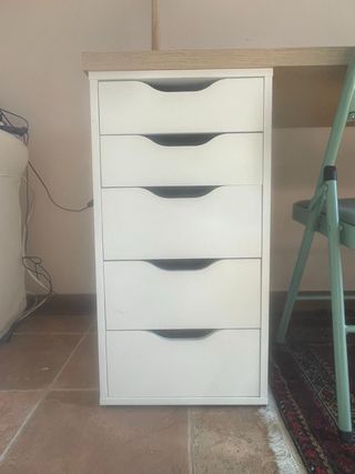 Scrivania 200x60 con 2 Cassetti