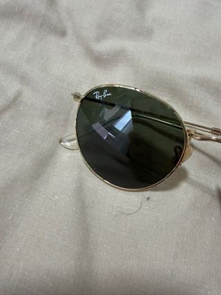 Gafas Ray-Ban Redondas Doradas Negras