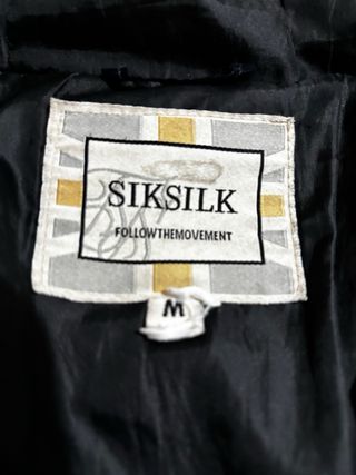 Cazadora SIKSILK acolchada azulmarino brillante