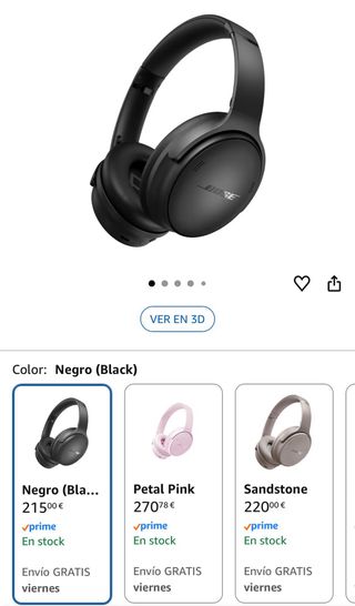 Auriculares Bose QuietComfort Negros