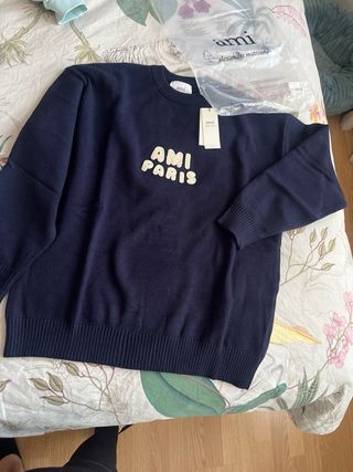 Jersey AMI Paris azul marino