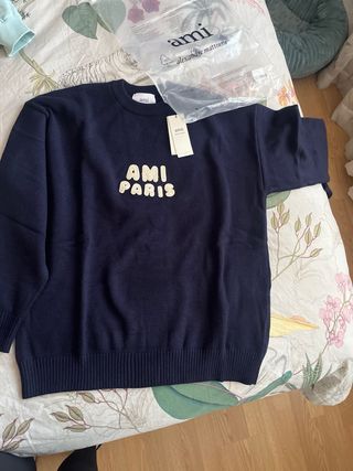 Jersey AMI Paris azul marino