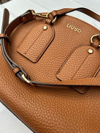 Bolso Liu Jo Marrón y Dorado precio nuevo 200€