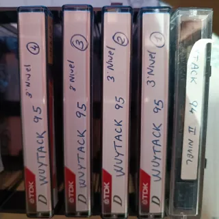 Lote 5 Cintas TDK WUYTACK 95 Material Orff