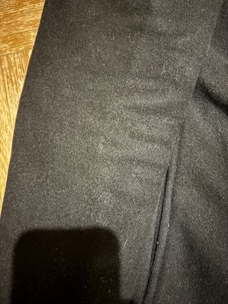 Abrigo largo negro XL