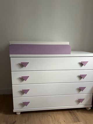 Cajonera cambiador infantil