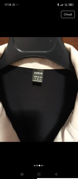 Vestito giacca Shein nero taglia M