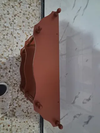 Estantería de madera marrón 3 baldas