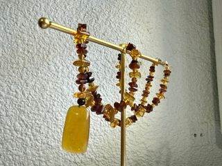 Collar de ámbar con colgante