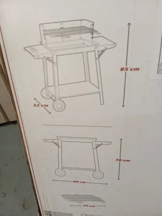 Barbacoa carbón AKTIVE Nueva