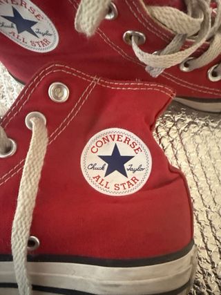 Converse Rojas Mujer Talla 36,5