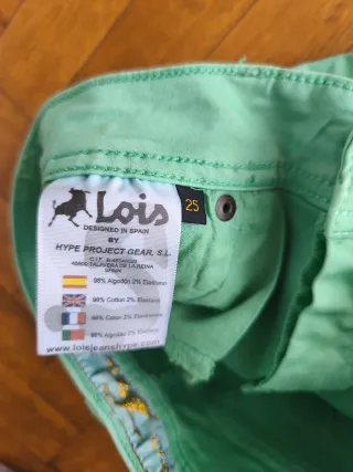 Shorts Lois Niña Verde