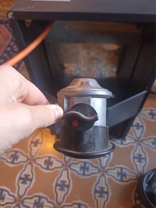 Estufa Gas Butano Orbegozo Negra