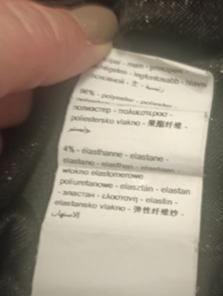 Camiseta negra brillos escote joyas XL Promod