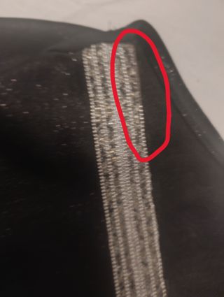 Camiseta negra brillos escote joyas XL Promod