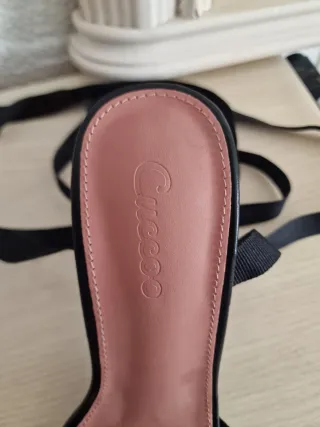 Sandalias de Tacón Transparente