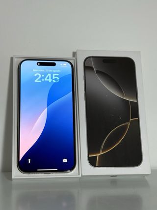 iPhone 16 Pro Max Plata 256GB