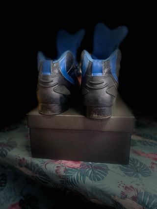 Botas Hockey Patines Reno BEECOMB Negro/Azul