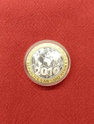 Moneda Conmemorativa Francia Mundial 2010