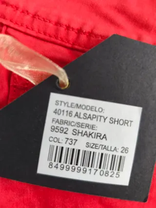 Shorts Lois Naranja Chica