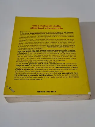 Libro "Cure naturali delle affezioni circolatorie"