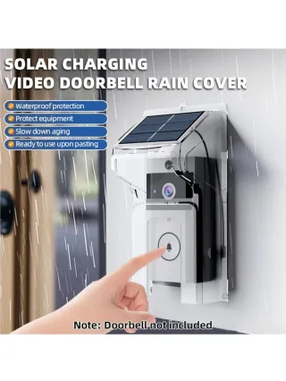 Protector Lluvia Timbre Solar