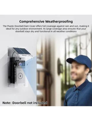 Protector Lluvia Timbre Solar