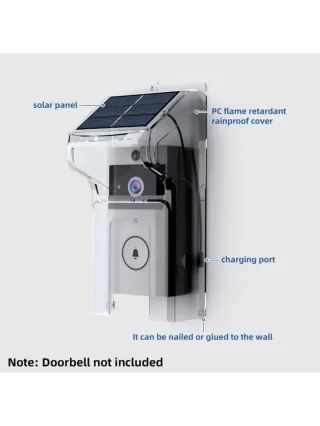 Protector Lluvia Timbre Solar