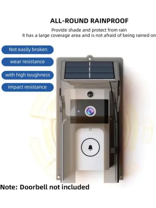 Protector Lluvia Timbre Solar