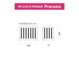 Cuna Alice Blanca Prenatal