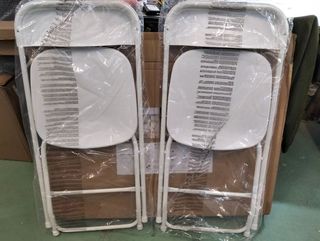 Set Jardín Plegable Gardiun 1 Mesa + 2 Sillas Blanca