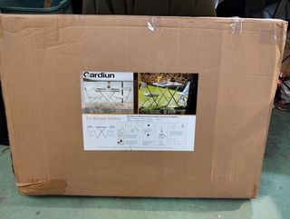 Set Jardín Plegable Gardiun 1 Mesa + 2 Sillas Blanca